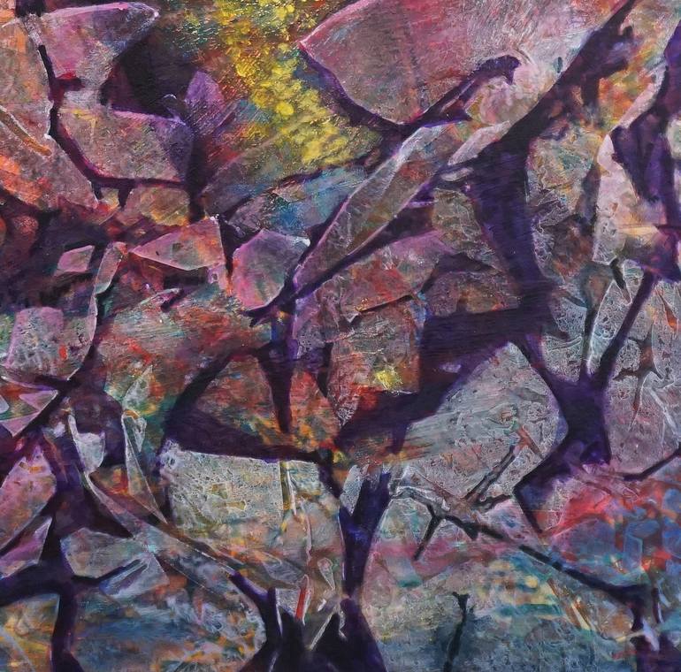 Original Abstract Animal Painting by Dora Stork