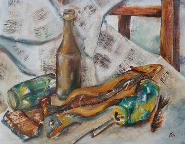 Original Impressionism Still Life Paintings by Dora Stork