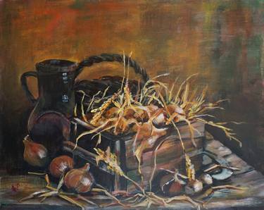 Original Still Life Paintings by Dora Stork