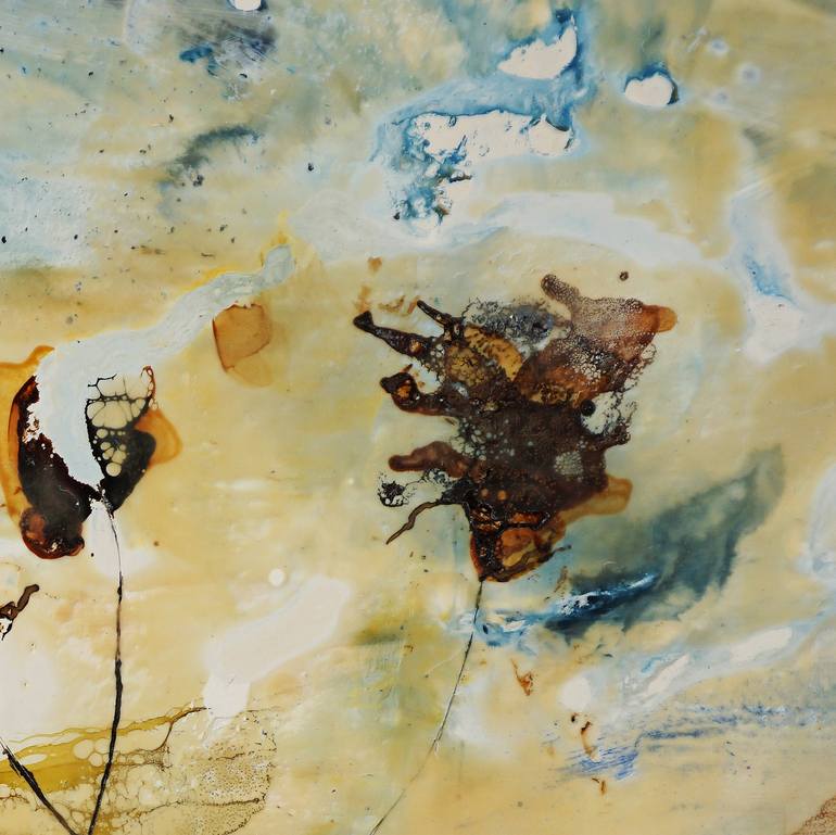 Original Abstract Landscape Painting by Dora Stork