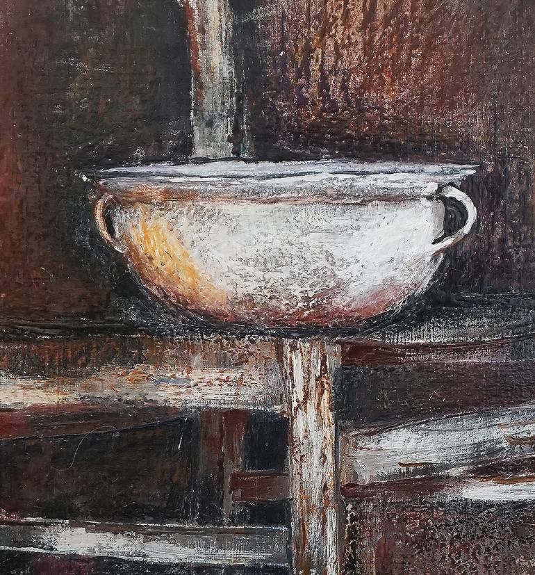 Original Conceptual Still Life Painting by Dora Stork