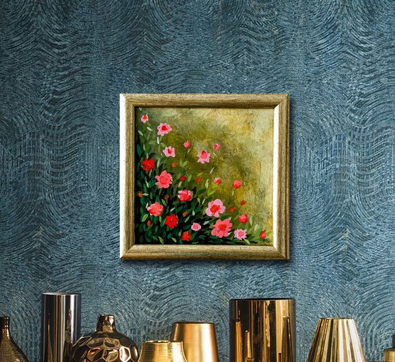 Original Fine Art Floral Painting by BOOLE Art