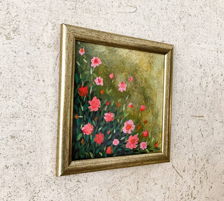 Original Fine Art Floral Painting by BOOLE Art