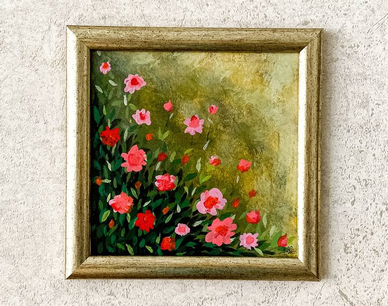 Original Fine Art Floral Painting by BOOLE Art