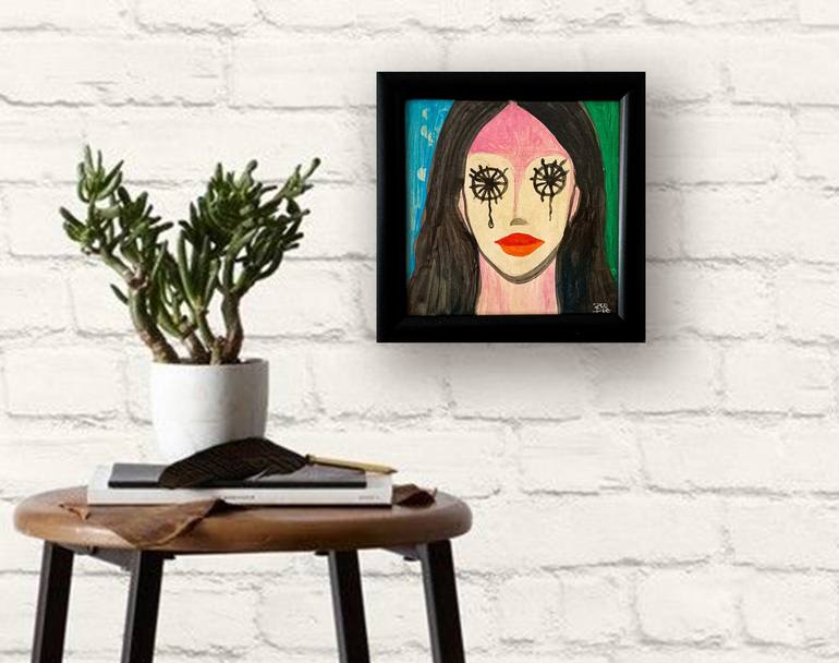 Original Illustration Portrait Painting by BOOLE Art