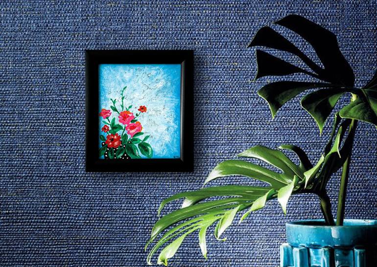 Original Fine Art Floral Painting by BOOLE Art