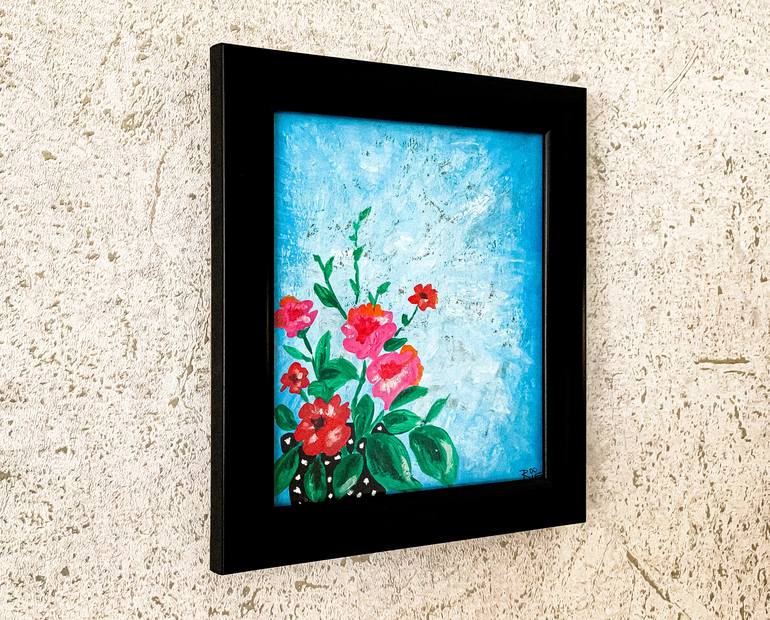 Original Fine Art Floral Painting by BOOLE Art