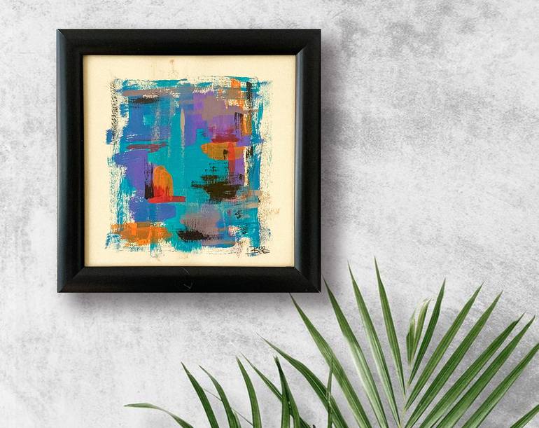 Original Abstract Painting by BOOLE Art