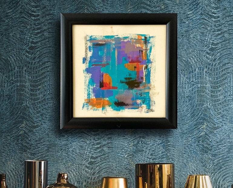 Original Abstract Painting by BOOLE Art