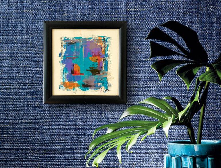 Original Abstract Painting by BOOLE Art