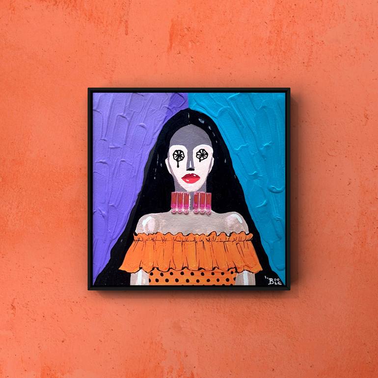 Original Figurative People Painting by Boole Art
