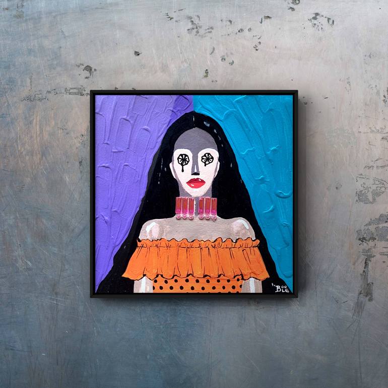Original Figurative People Painting by Boole Art