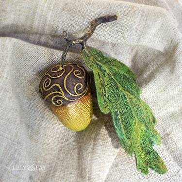 Acorn from the Eden Christmas heirloom ornament thumb