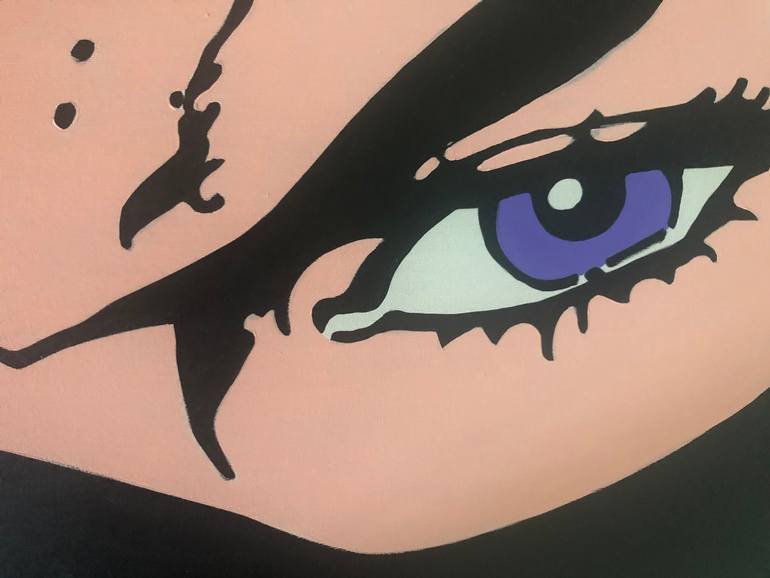 Original Modernism Comics Painting by Andrew Taylor