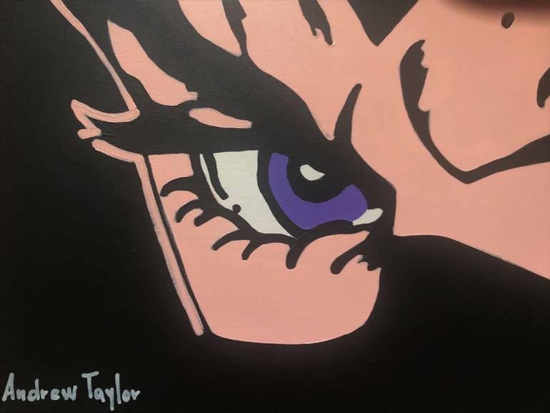 Original Modernism Comics Painting by Andrew Taylor
