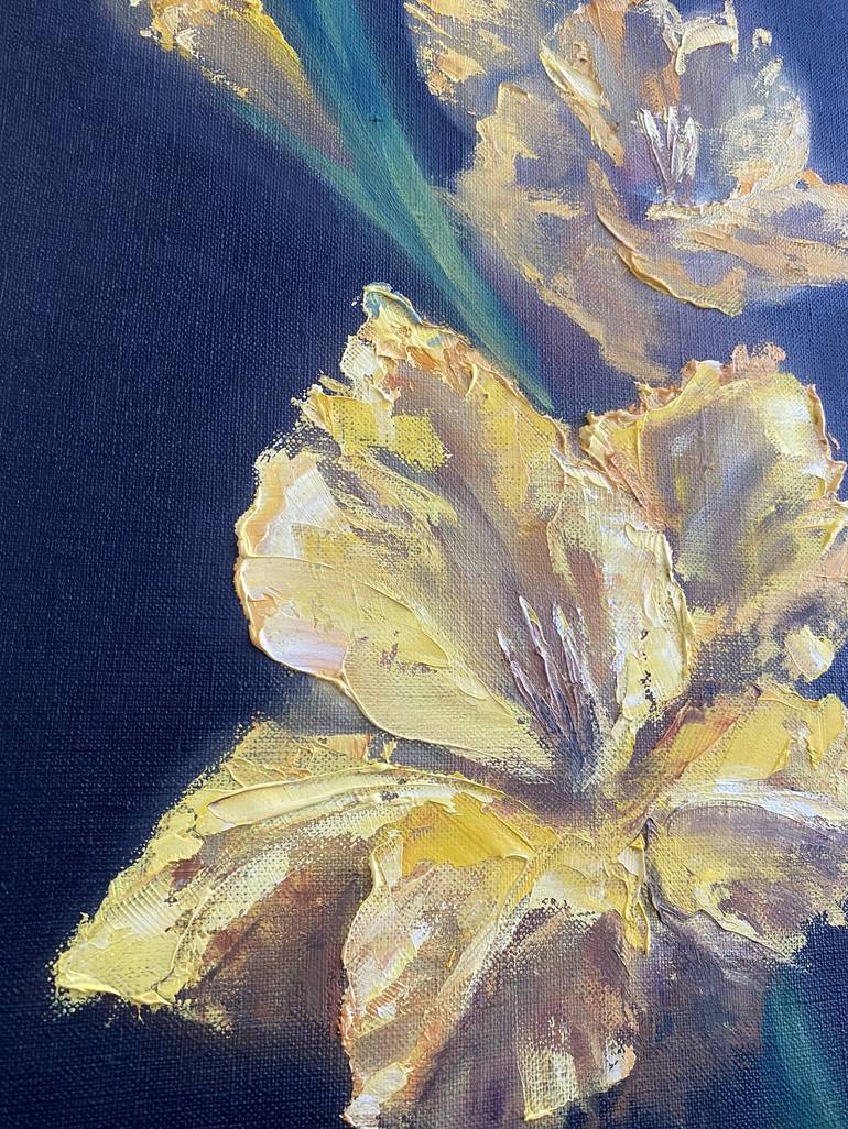 Original Fine Art Floral Painting by Katerina Troshina