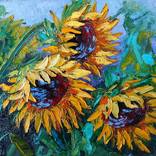 カシャノフ R.A. 油彩画「Sunny day in GoLitsino」 絵画