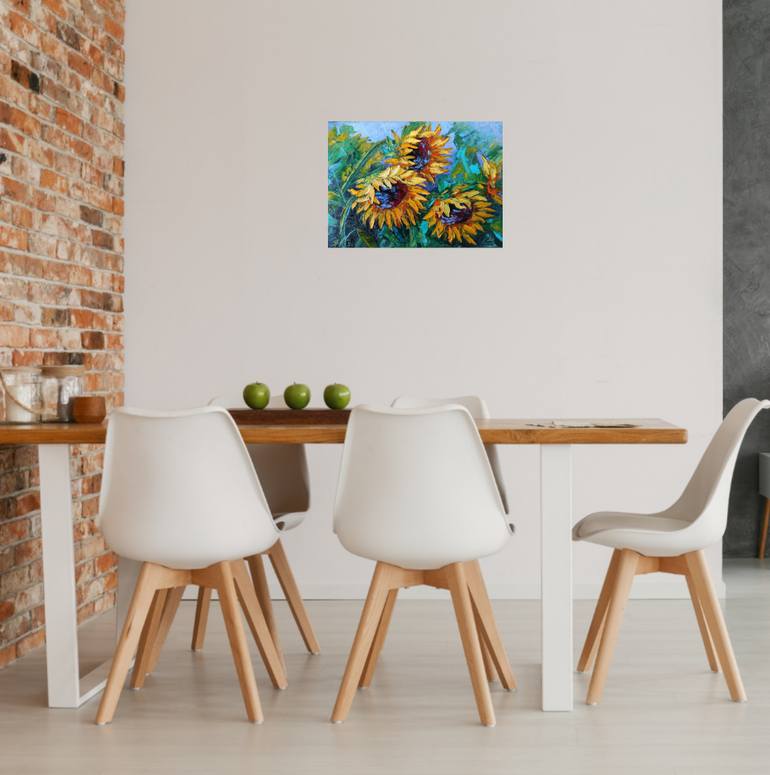 Original Expressionism Nature Painting by Yana Sherstobitova