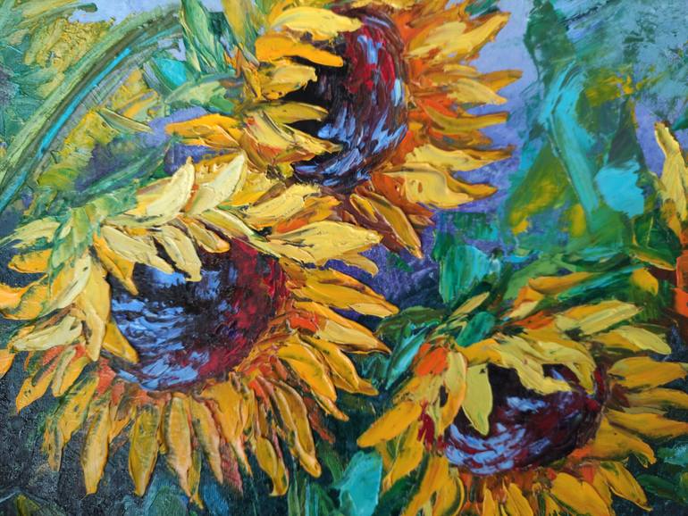 Original Expressionism Nature Painting by Yana Sherstobitova