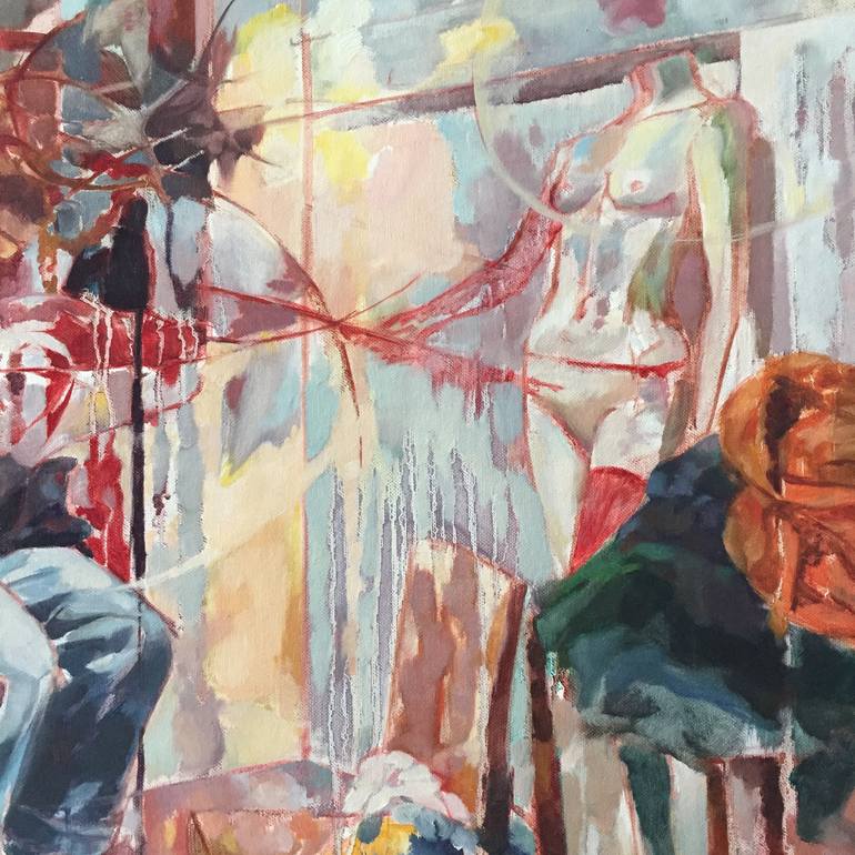 Original Abstract Expressionism Other Painting by Meriem Elatra