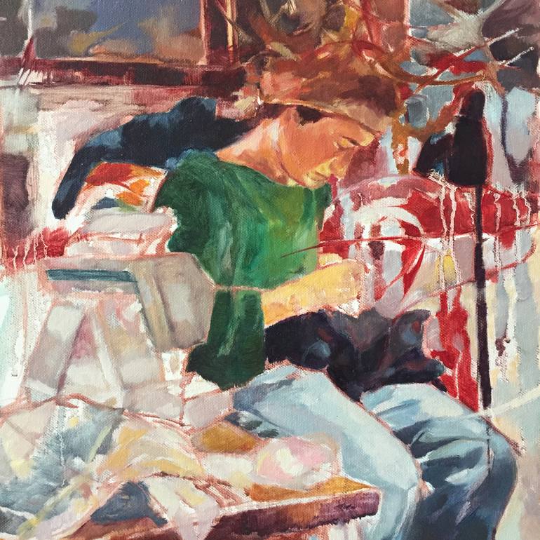 Original Abstract Expressionism Other Painting by Meriem Elatra