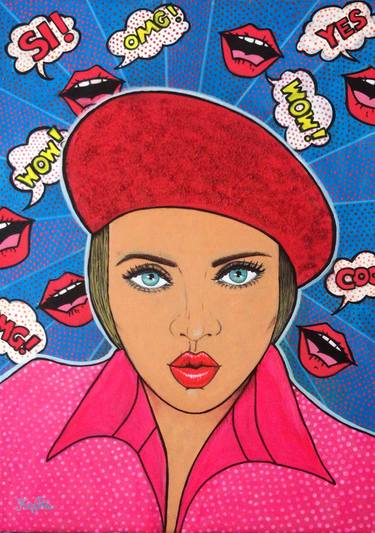 Print of Pop Art Pop Culture/Celebrity Paintings by Ana Kekic Tamborrell