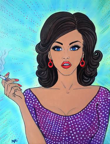 Print of Pop Art Pop Culture/Celebrity Paintings by Ana Kekic Tamborrell