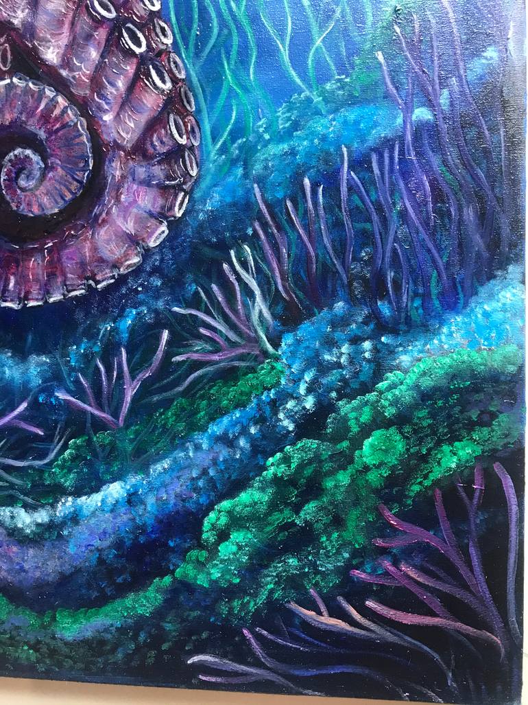Original Surrealism Water Painting by Ana Kekic Tamborrell