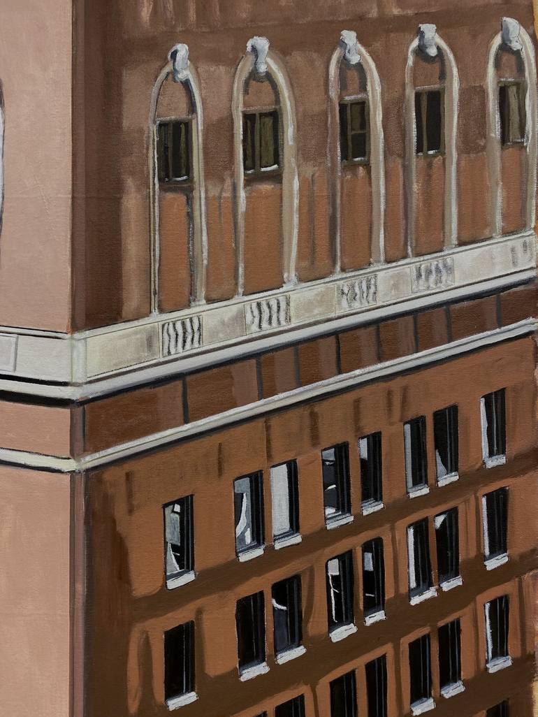Original Contemporary Architecture Painting by greg morrissey