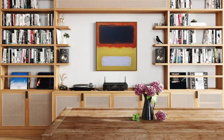 Original Modernism Abstract Painting by Greg Morrissey