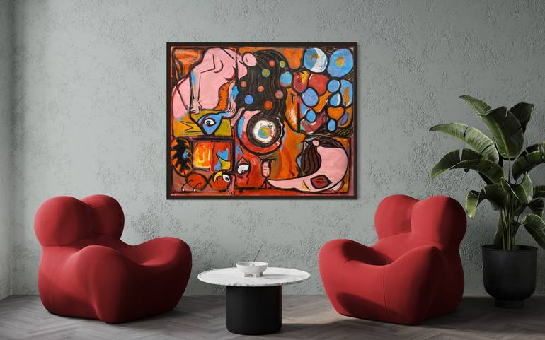 Original Abstract Expressionism Abstract Painting by greg morrissey