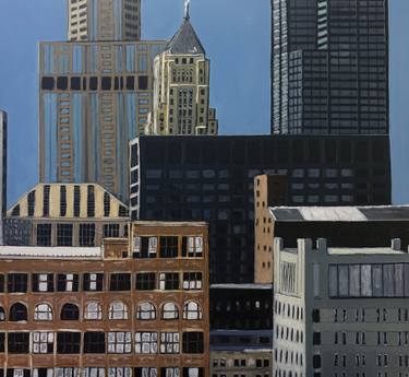 Original Contemporary Architecture Painting by Greg Morrissey