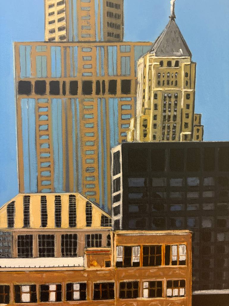 Original Contemporary Architecture Painting by Greg Morrissey