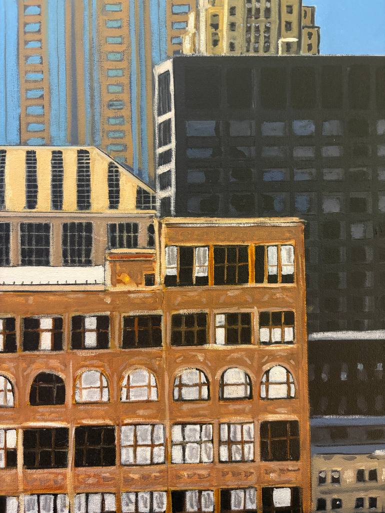 Original Contemporary Architecture Painting by Greg Morrissey