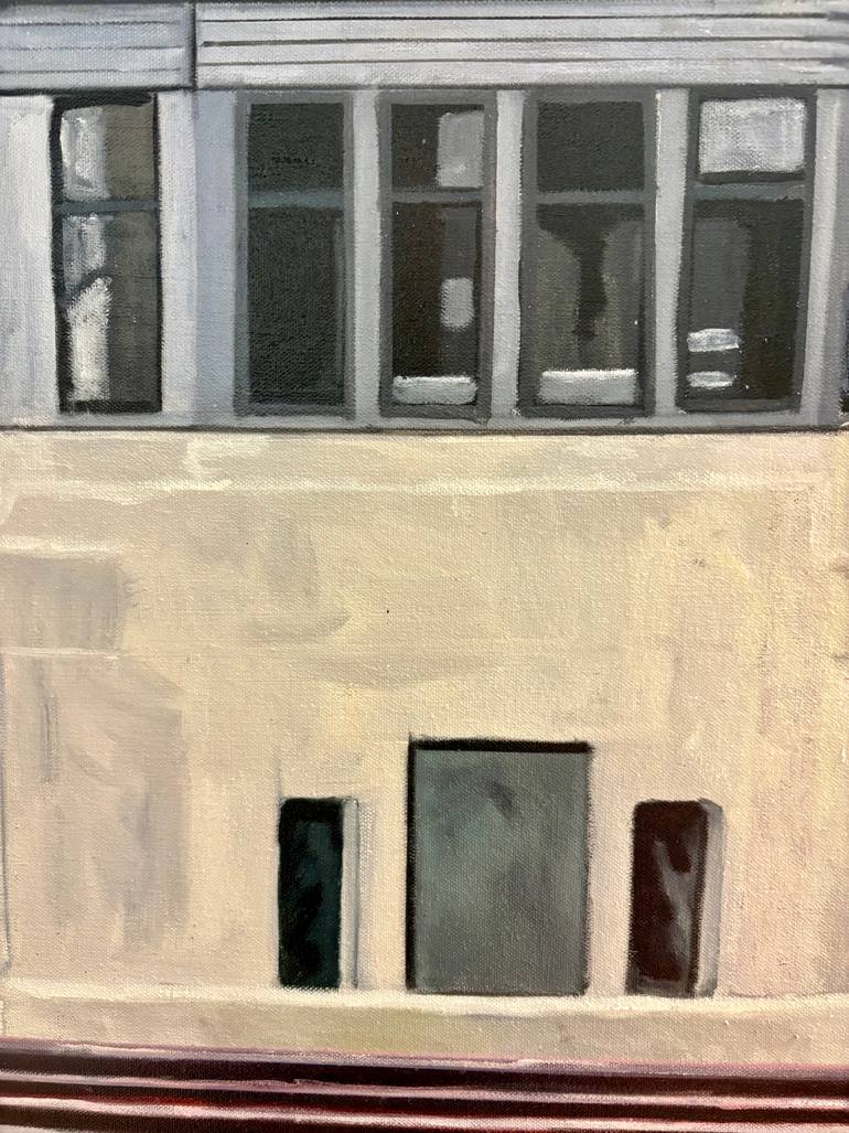 Original Modernism Cities Painting by Greg Morrissey
