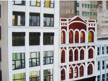 Original Impressionism Architecture Paintings by greg morrissey