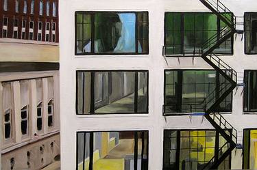 Print of Impressionism Architecture Paintings by greg morrissey