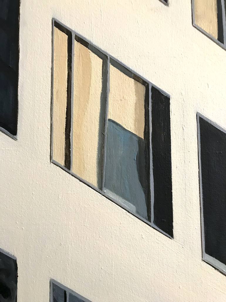 Original Architecture Painting by greg morrissey