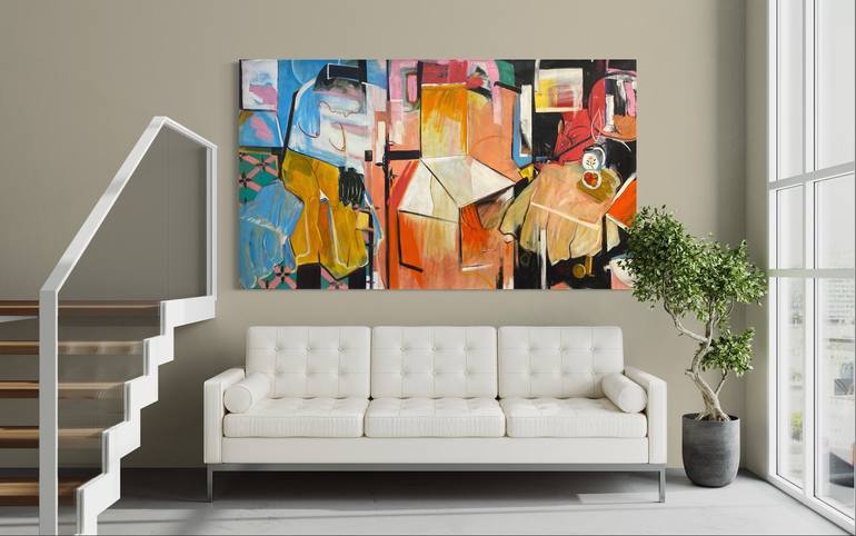 Original Abstract Painting by greg morrissey