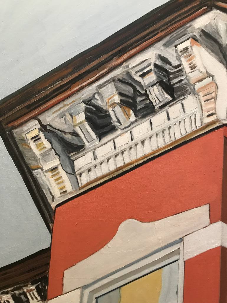 Original Architecture Painting by greg morrissey