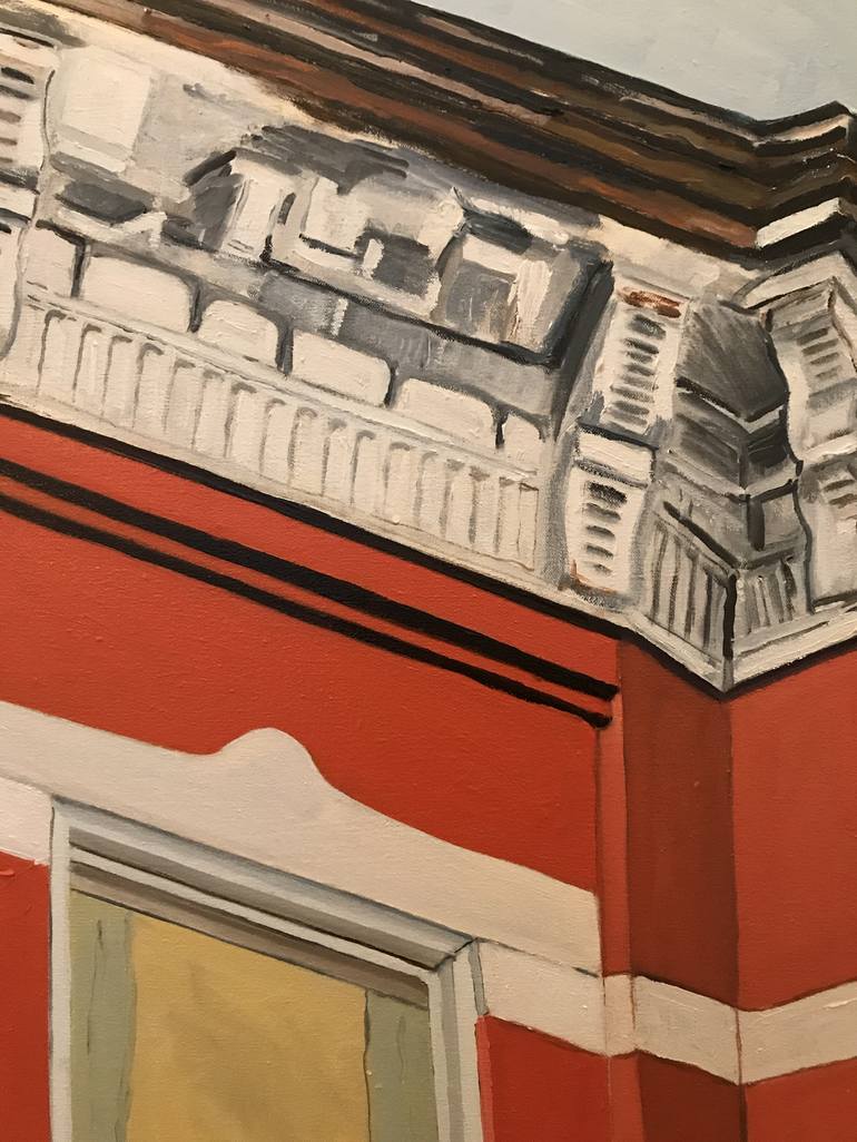 Original Architecture Painting by greg morrissey