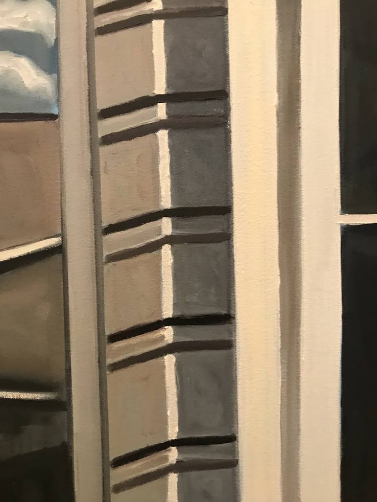 Original Architecture Painting by greg morrissey