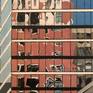 Sunset at the corner of Michigan Avenue and Balbo in Chicago, Home to the historic Blackstone Hotel. I like the juxtaposition of modern and classic architecture. Structurally the painting is cut in half with the left side being in the background and the right side in the foreground.