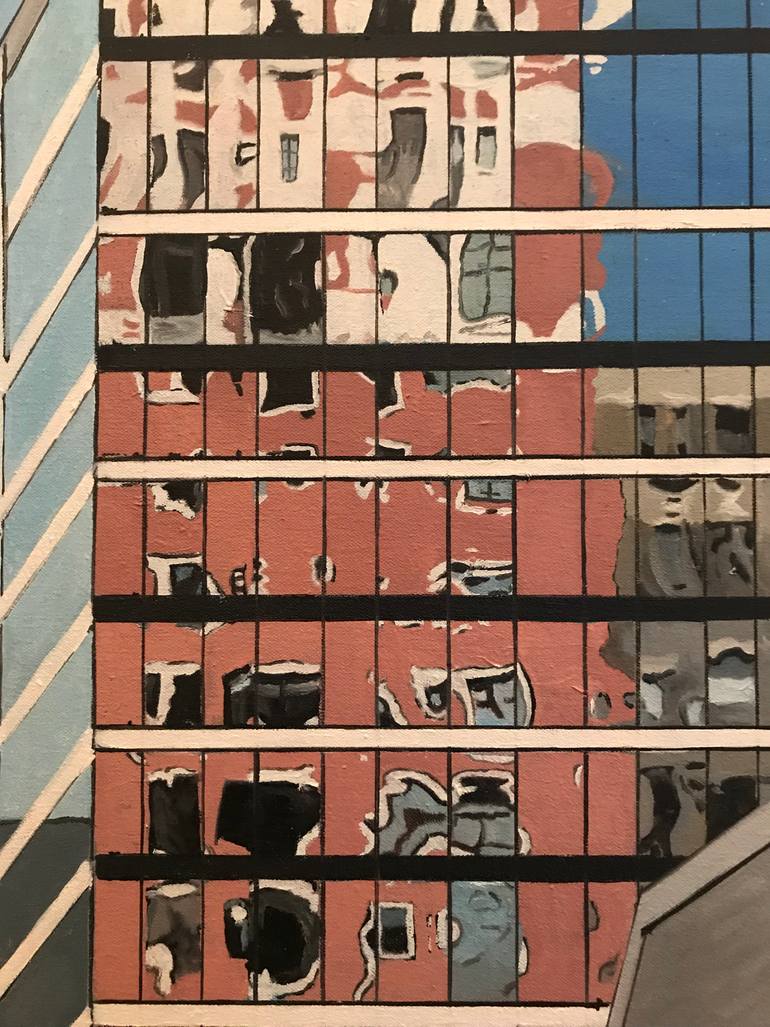Original Impressionism Architecture Painting by Greg Morrissey