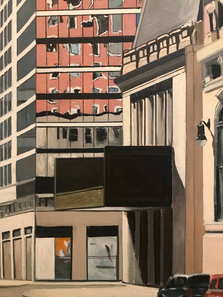 Original Impressionism Architecture Painting by Greg Morrissey