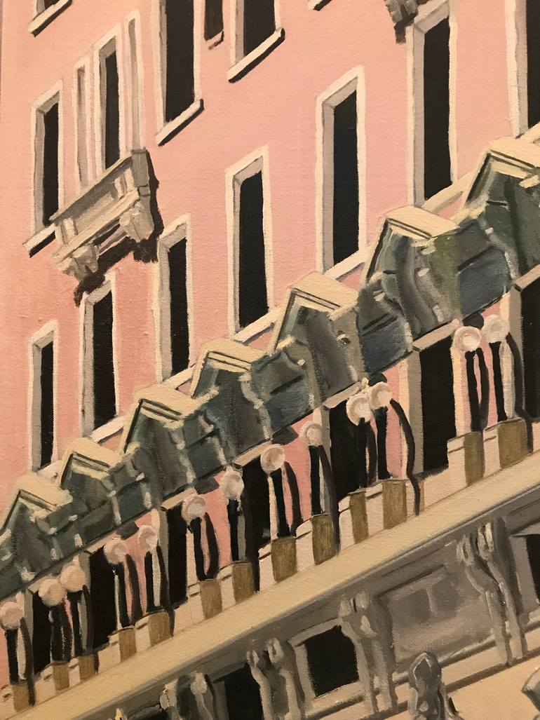 Original Impressionism Architecture Painting by Greg Morrissey
