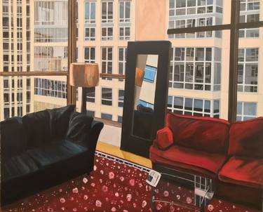 Print of Interiors Paintings by greg morrissey