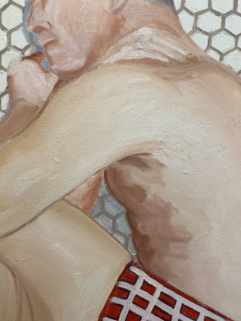 Original Figurative Love Painting by greg morrissey