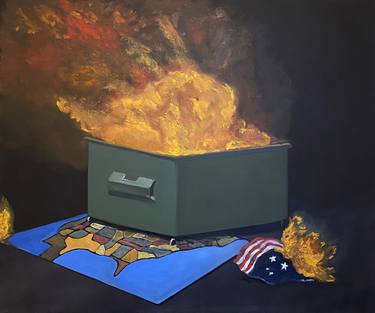 Print of Political Paintings by greg morrissey