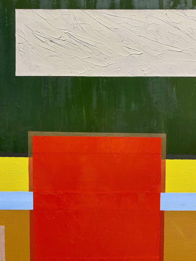 Original Fine Art Abstract Painting by Greg Morrissey